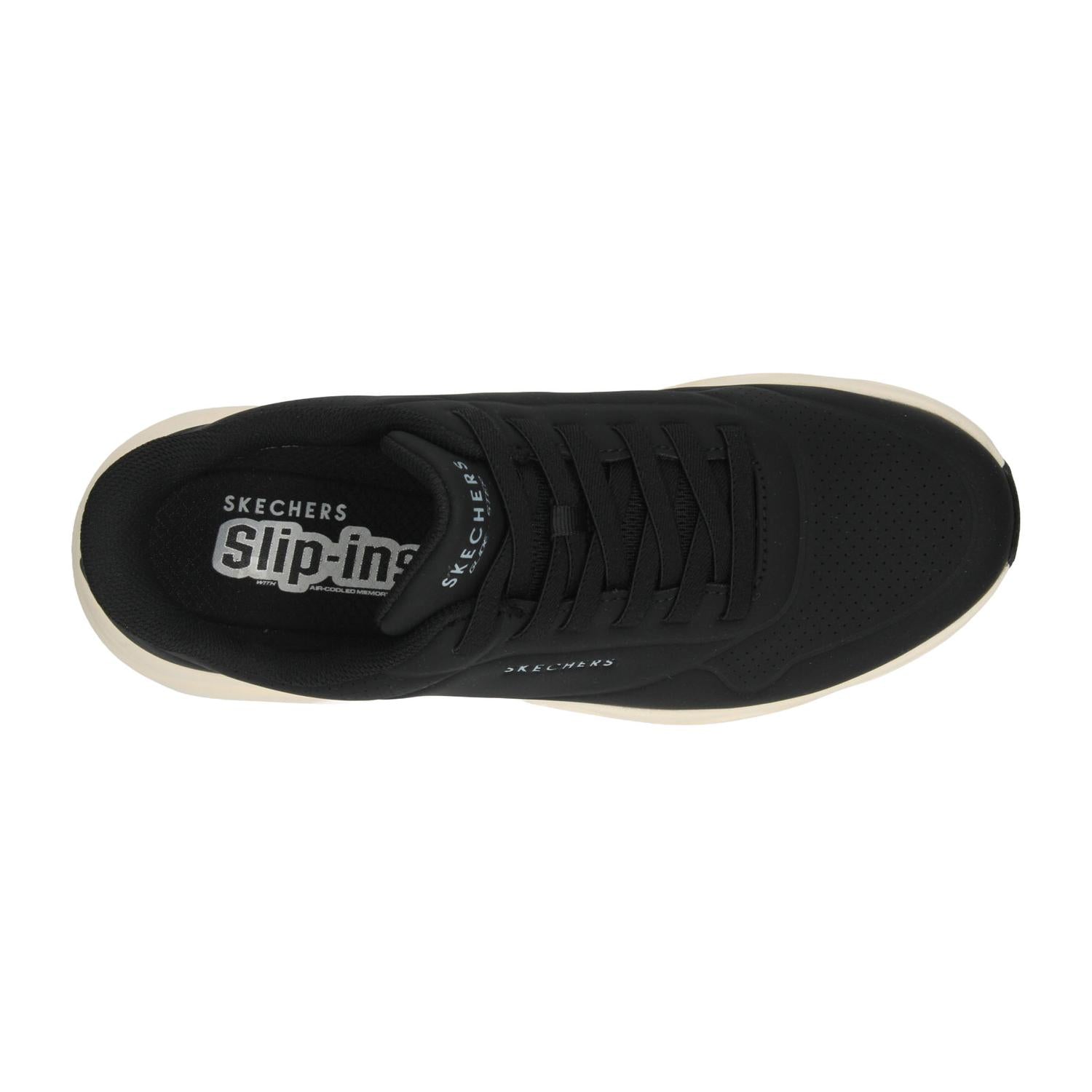 Tenis Hombre Skechers Uno Glide-Step Negro Casual Caballero — imagen 9