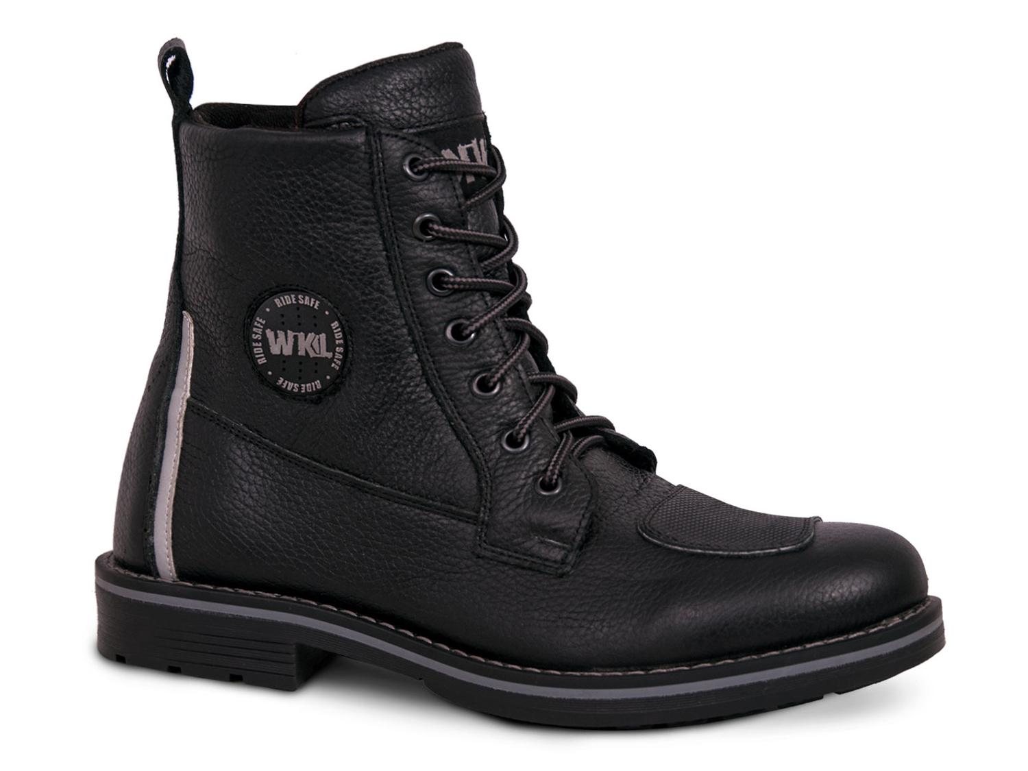 Bota Hombre Moto Biker Casual Workland 89500 Negro Flother — imagen 1