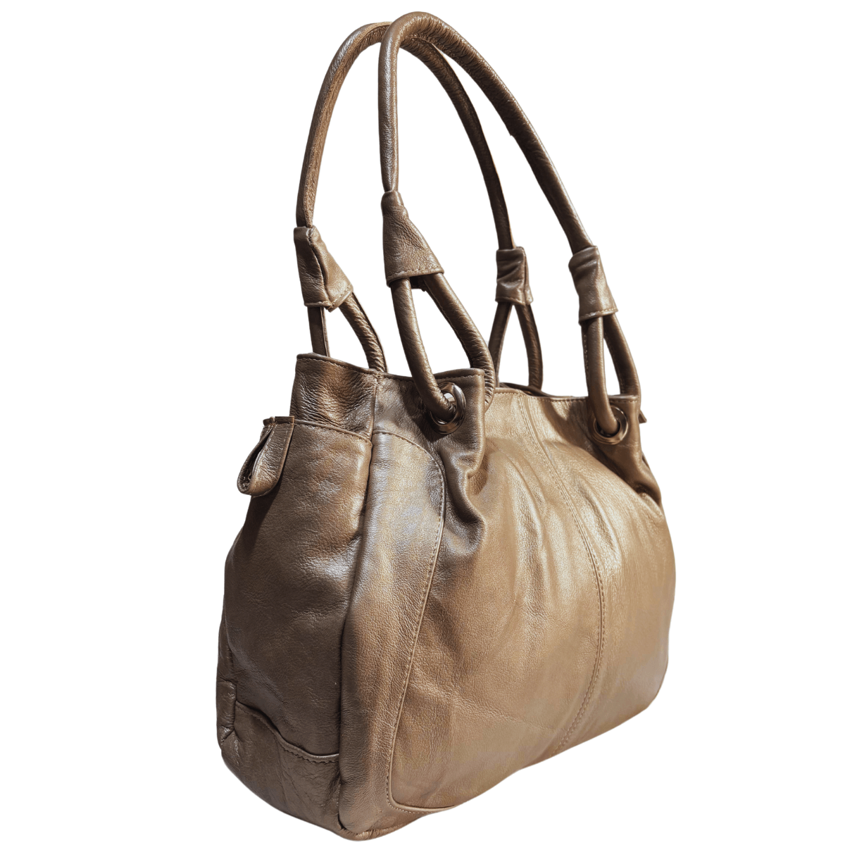 Bolsa De Piel Cuero Genuino Para Mujer Tendencia De Moda Ale — imagen 10