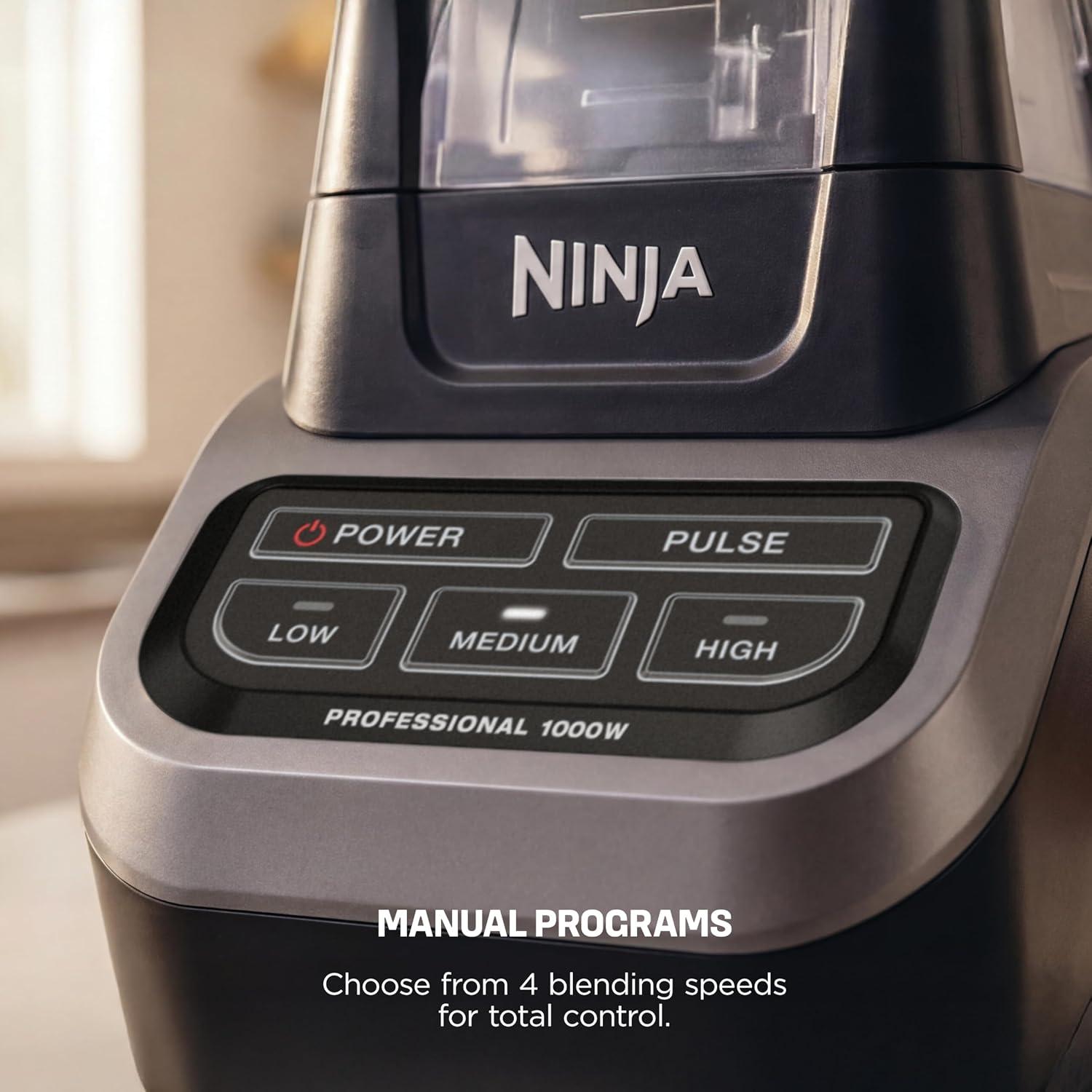 Licuadora Profesional Ninja BL610 1000W Jarra 72 oz Negro — imagen 6