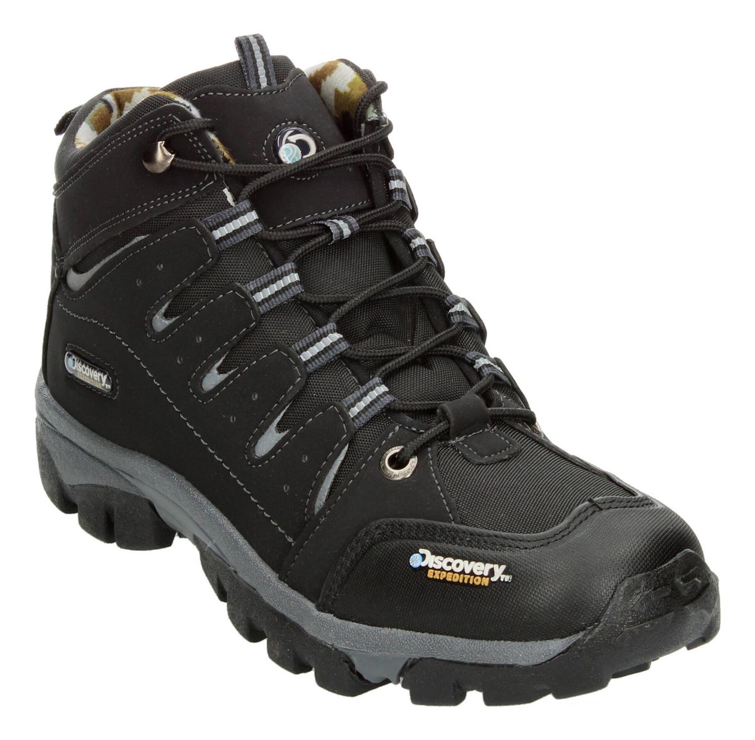 Bota Hombre Senderismo Discovery Blackwood Negro Cintas — imagen 6
