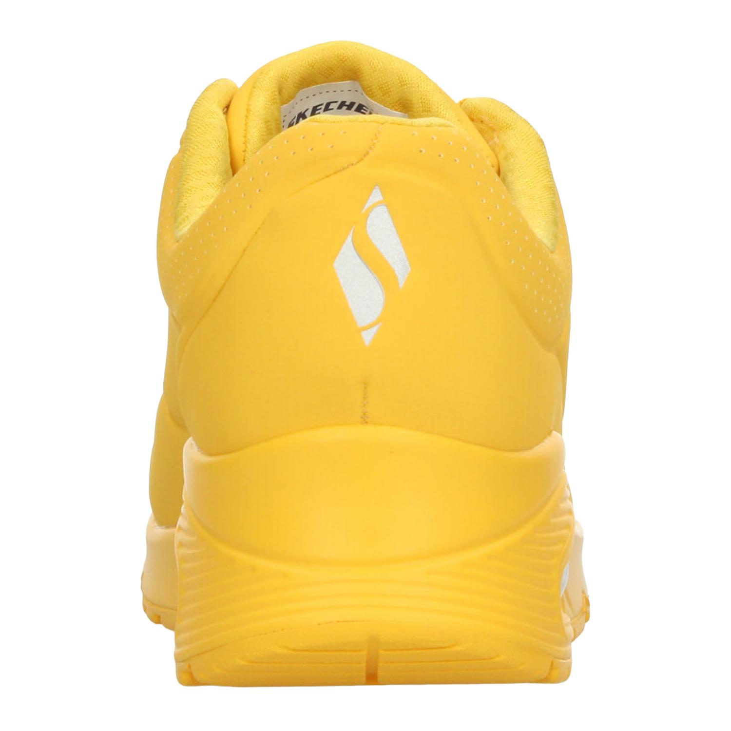 Tenis Dama Skechers Uno Stand On Air Amarillo Casual Mujer — imagen 6