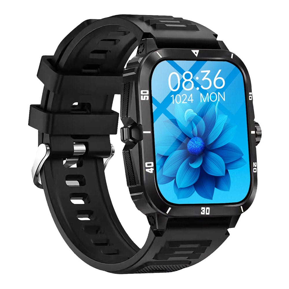 Smartwatch Reloj Kronos Insignia STF Pantalla 2" Resistencia al agua IP65 Negro — imagen 3