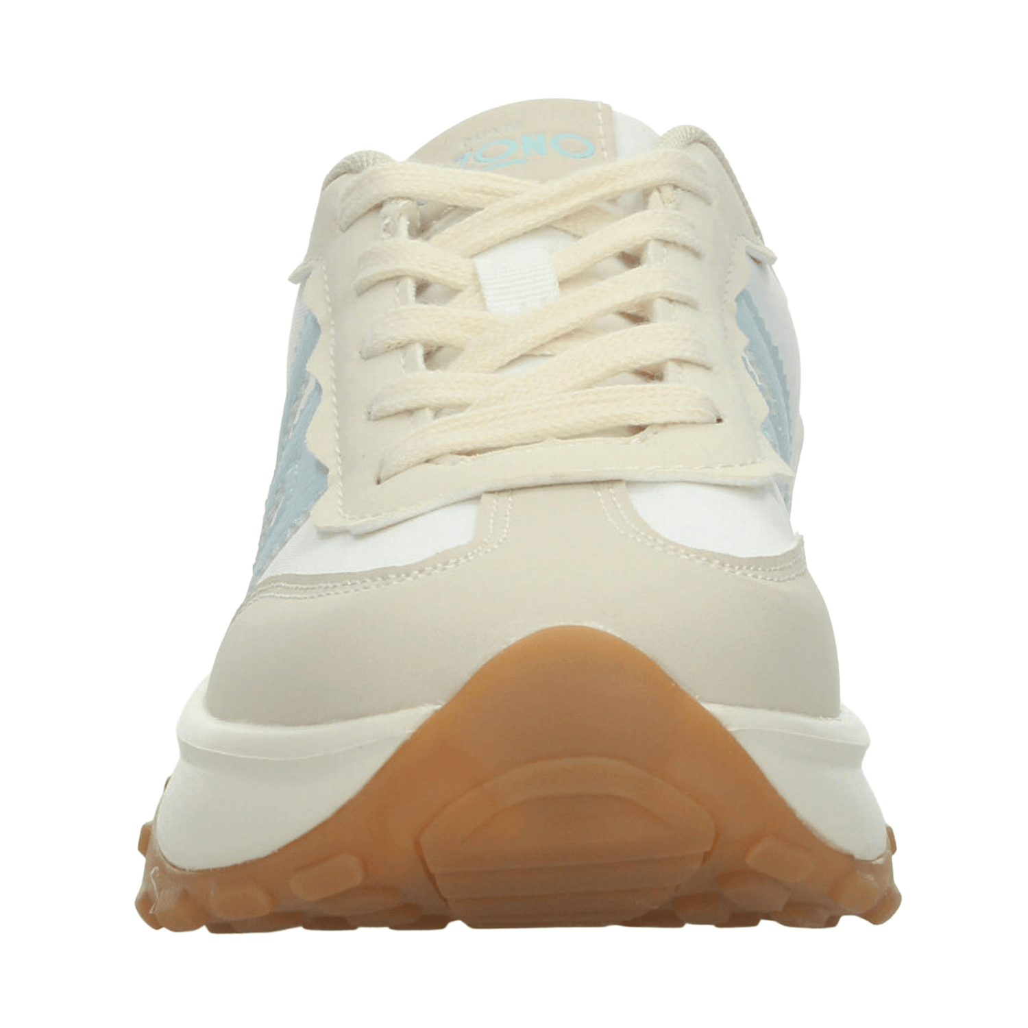 Tenis Ozono Dama Casual Plataforma Blanco Azul Mujer — imagen 6