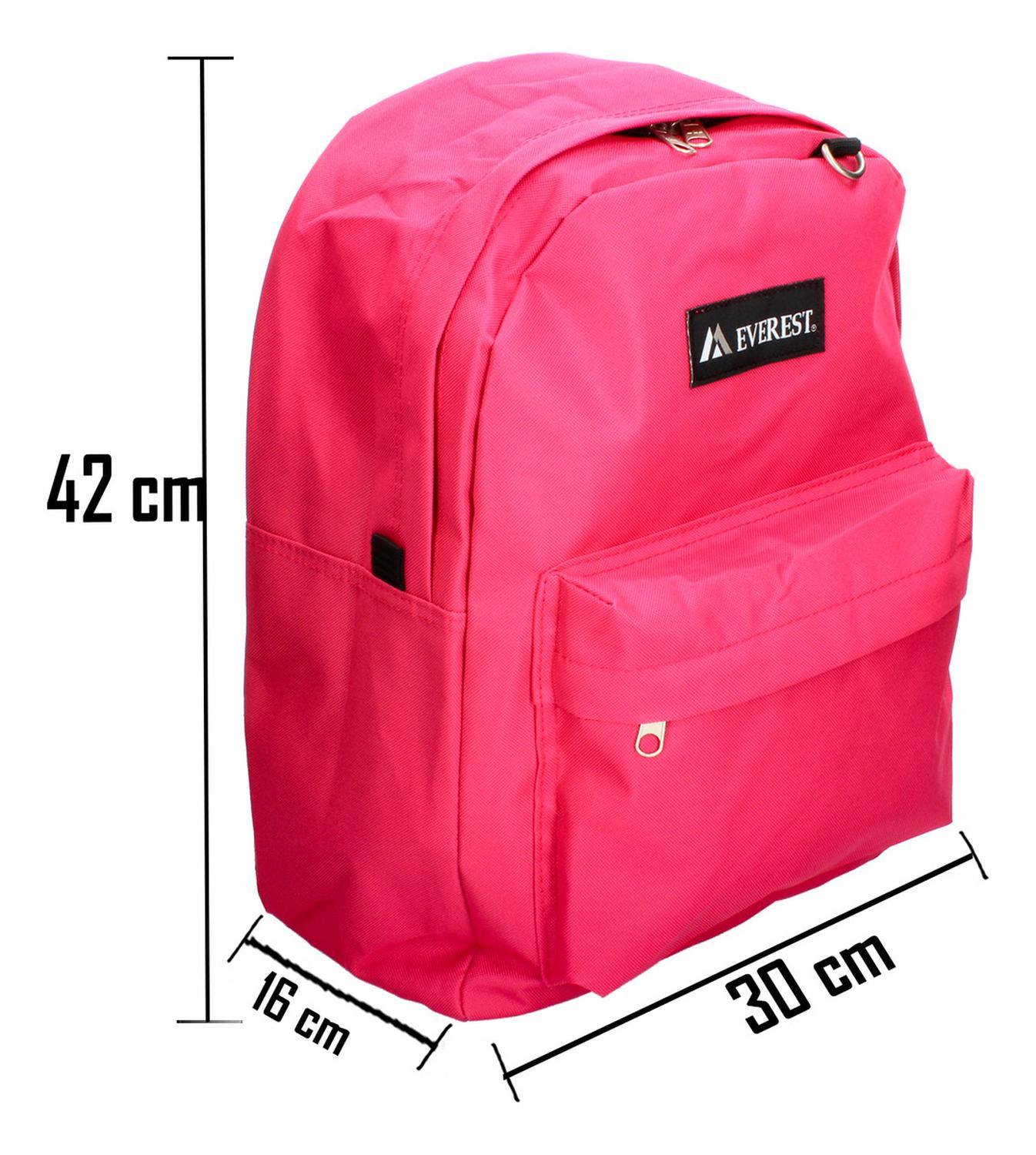Mochila Everest Rosa Escolar Hombre Mujer 14L — imagen 5