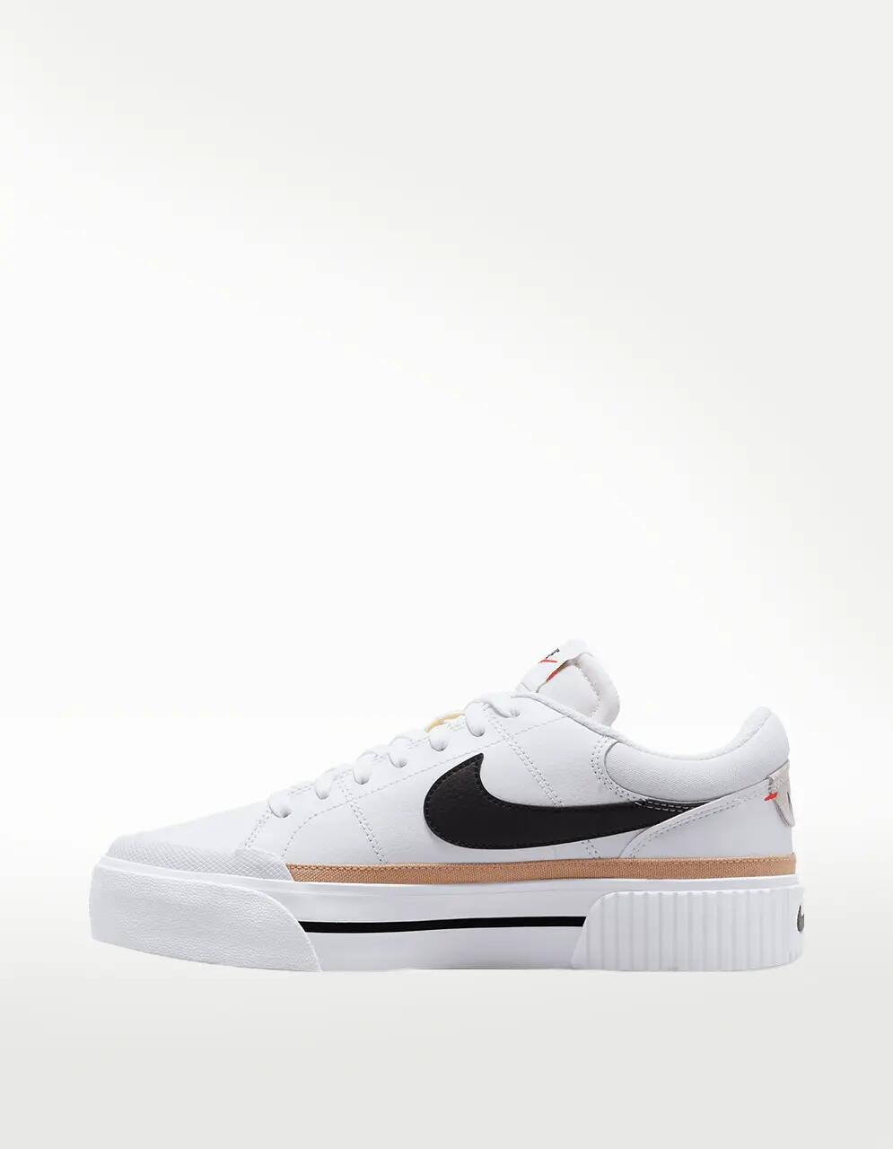 Tenis Nike Court Legacy Lift Blanco - Mujer — imagen 4
