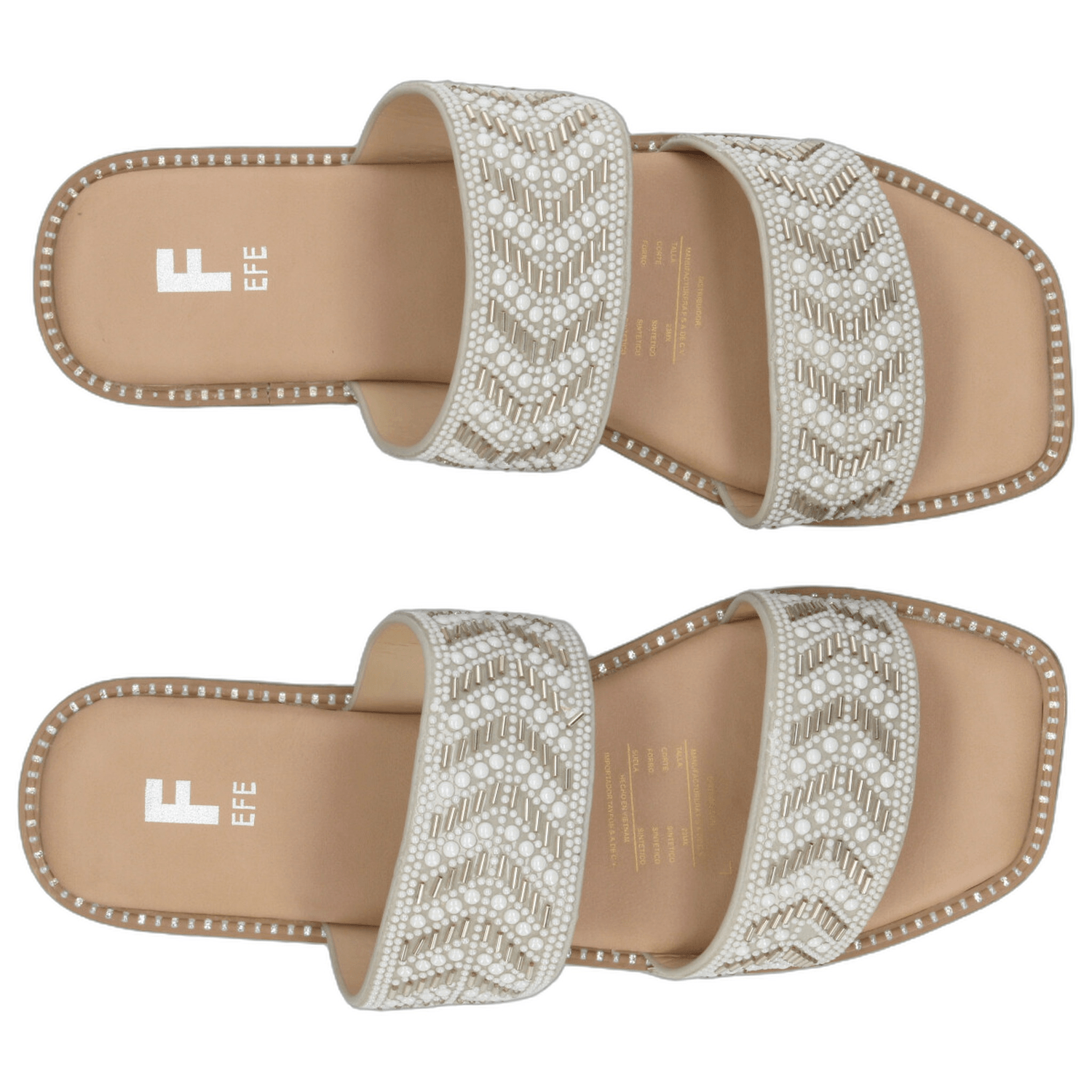 Sandalia EFE Plateado Casual Elegante Comodo Para Mujer — imagen 11