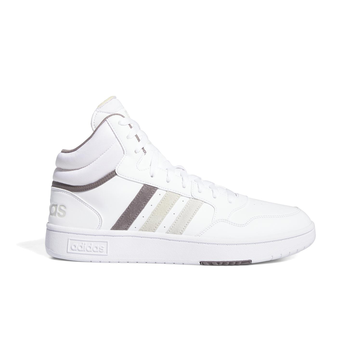Tenis Adidas Hoop 3.0 Mid Hombre Casual Blanco Caballero — imagen 1