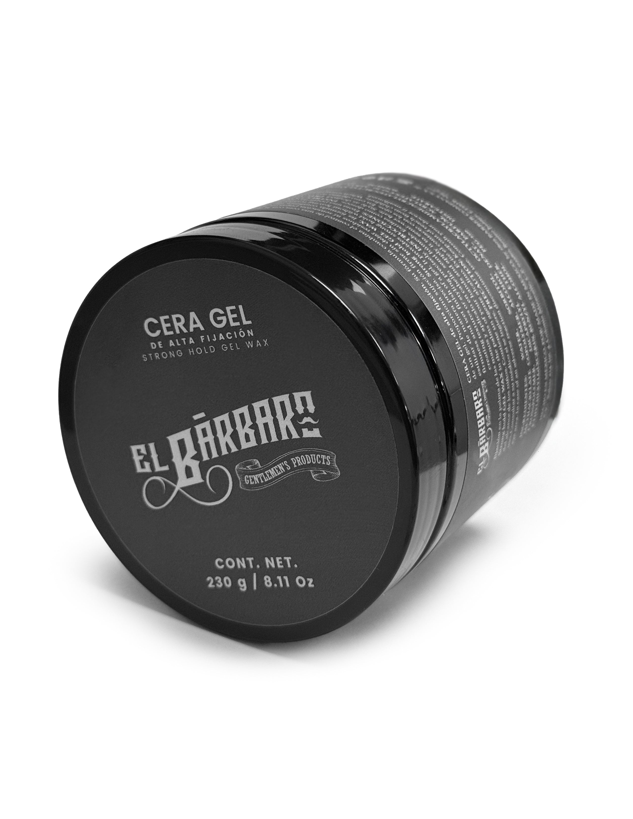 Cera Gel para Cabello Hombre Fijación Alta con Acabado de Gel Hidratante Sin Petrolatos El Bárbaro 230g — imagen 5