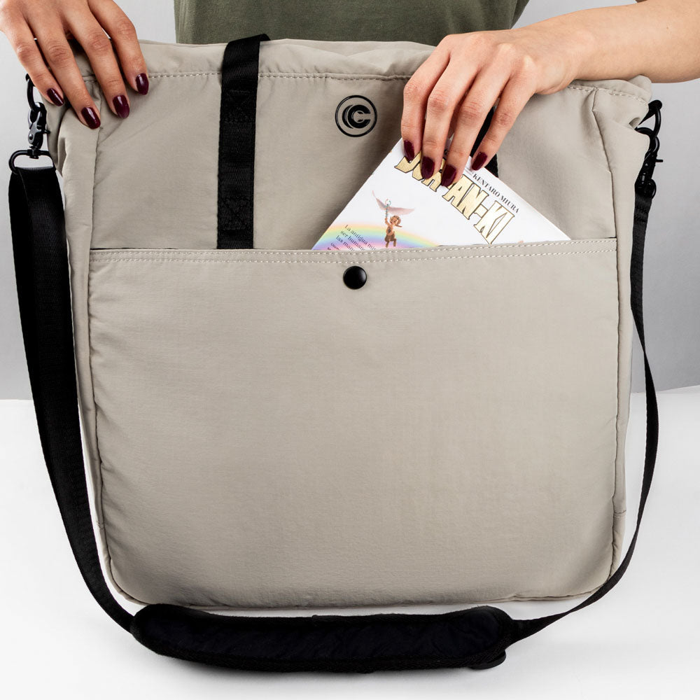 Bolsa para laptop CoolCapital Vienna Tote: 15.6" pulgadas, Beige — imagen 5