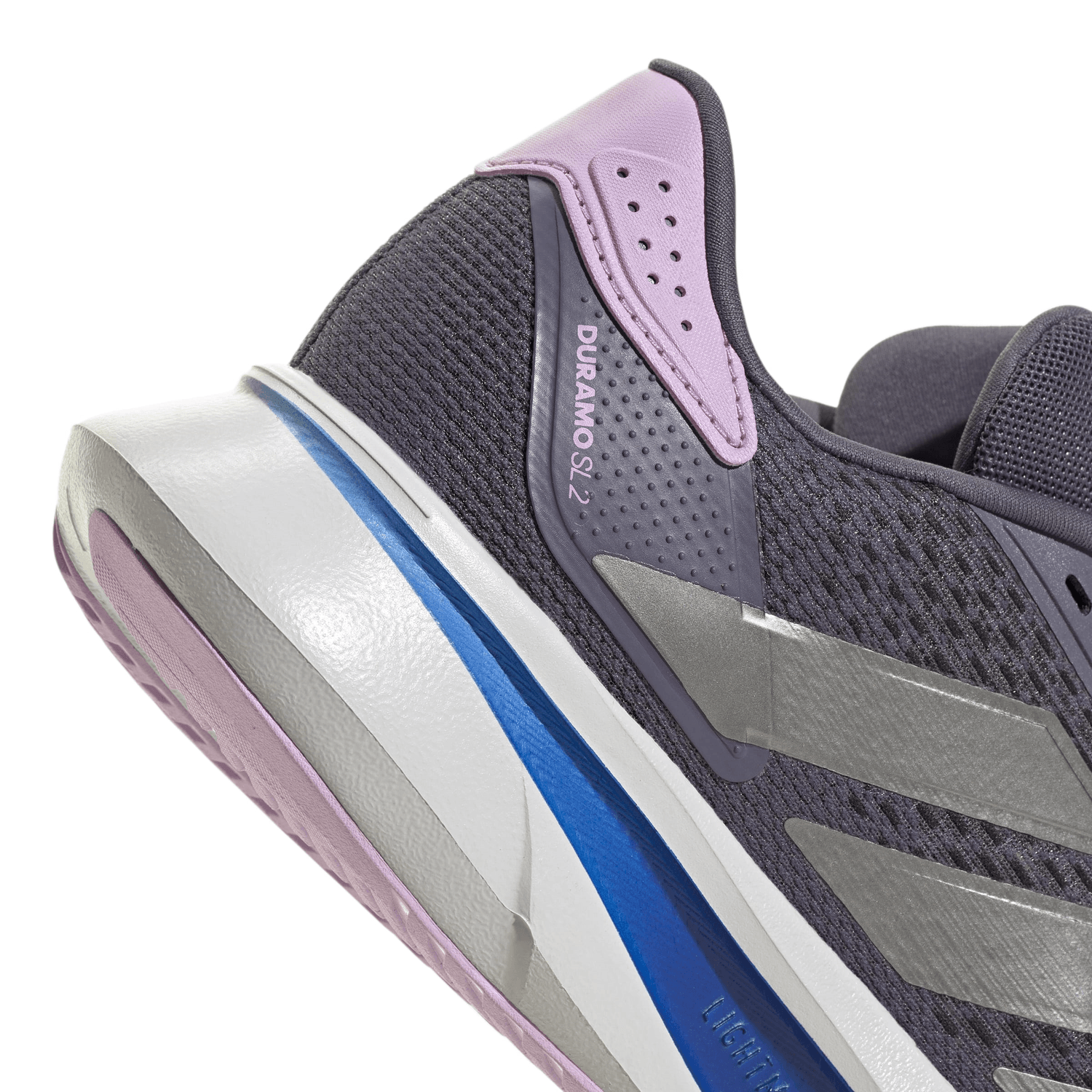 Tenis Dama Adidas Duramo SL 2 Gris Casual Mujer — imagen 7
