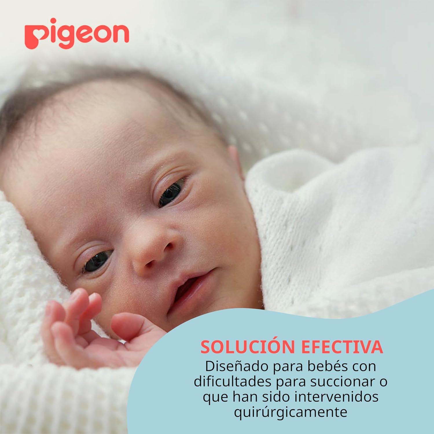Biberón Especial Pigeon con Tetina Larga Anticólicos — imagen 7