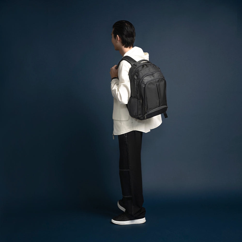 Mochila para laptop CoolCapital Bast 15.6" pulgadas Gris — imagen 8