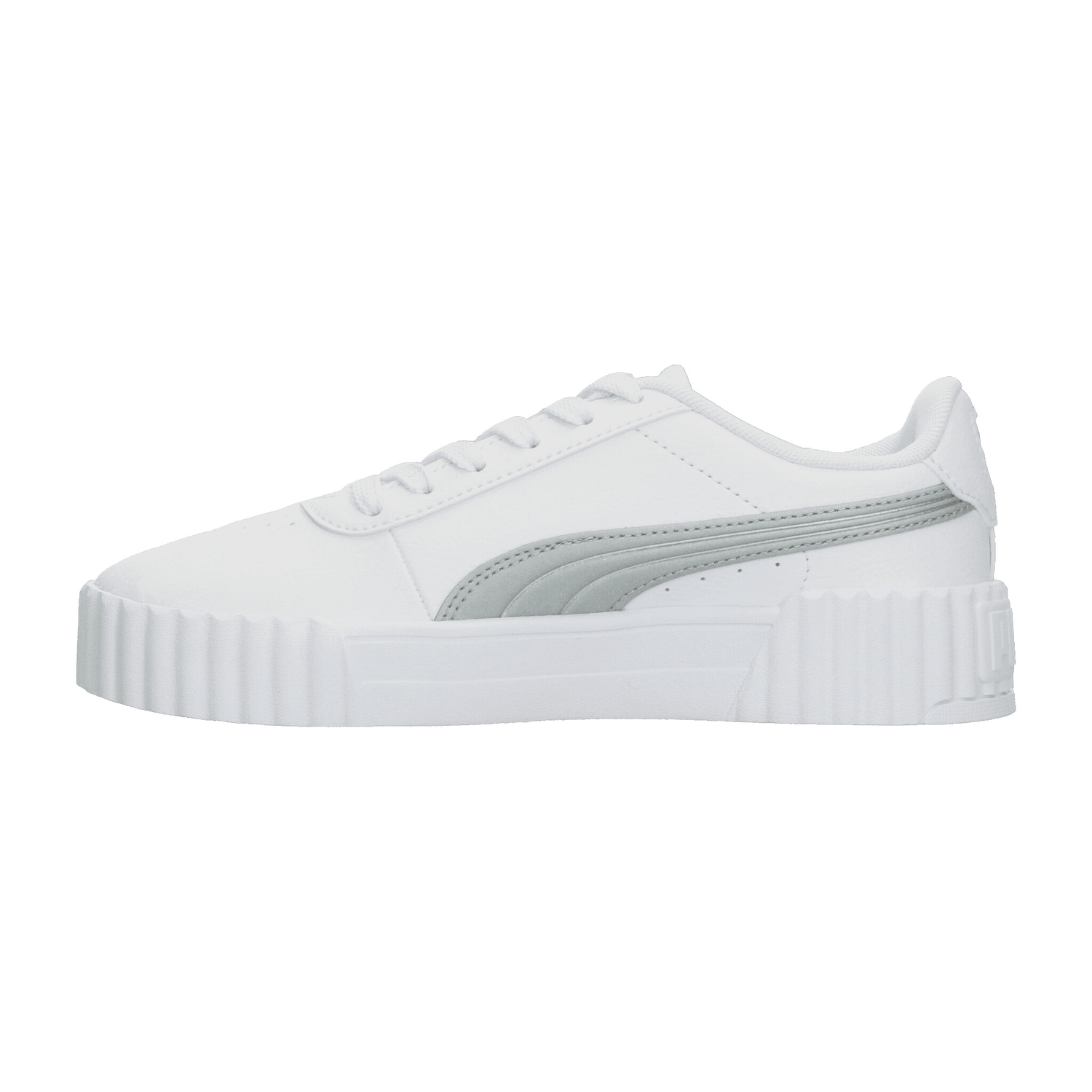 Tenis Puma Carina 3.0 Aqua Metallics Dama Blanco Casual Para Mujer — imagen 6