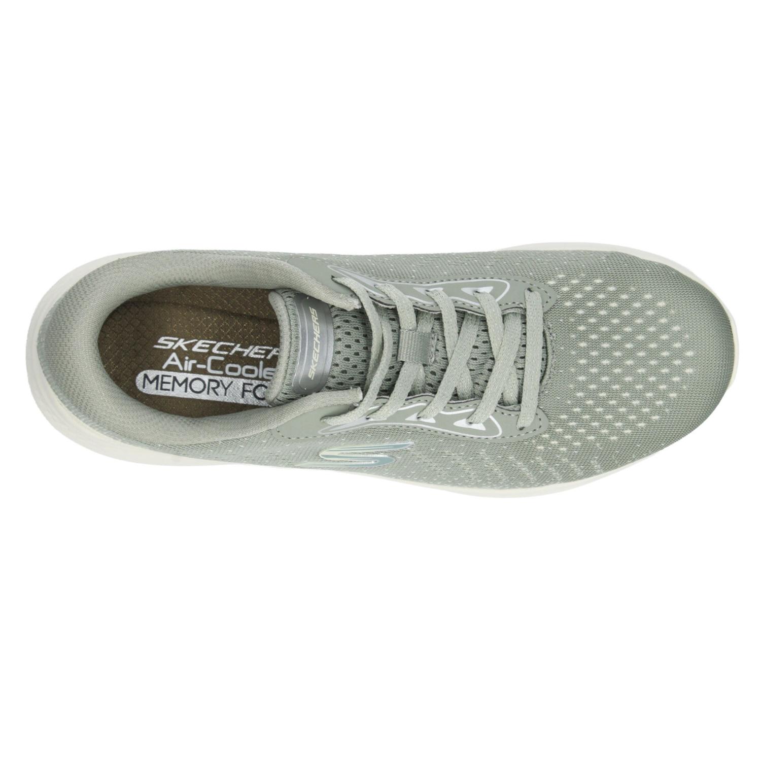 Tenis Skechers Dama Deportivo Verde Olivo Mujer — imagen 8