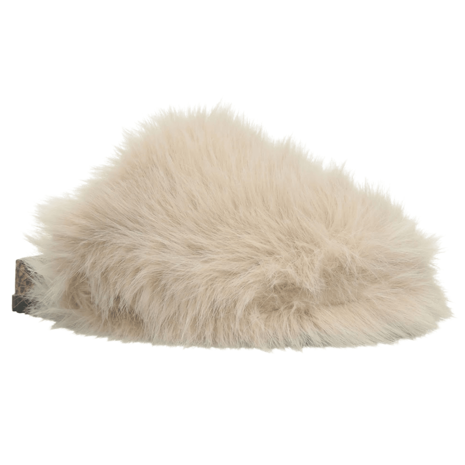 Zapato Berlin Dama Casual Peluche Slip On Cómodo Beige Mujer — imagen 2