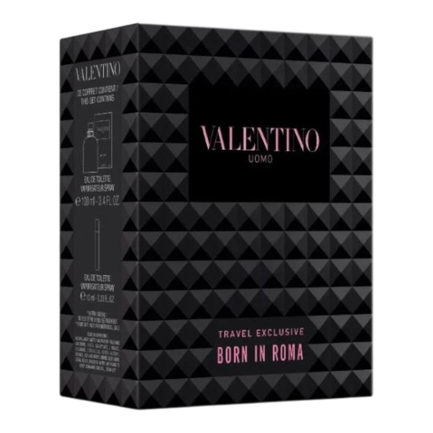 VALENTINO UOMO BORN IN ROMA EDT 100+10 ML CABALLERO — imagen 2