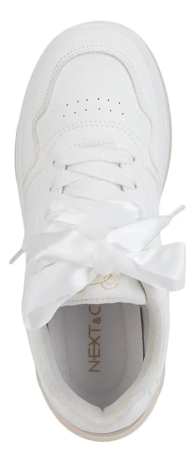 Tenis Next & Co Dama Plataforma Basico Liston 1251006 — imagen 3