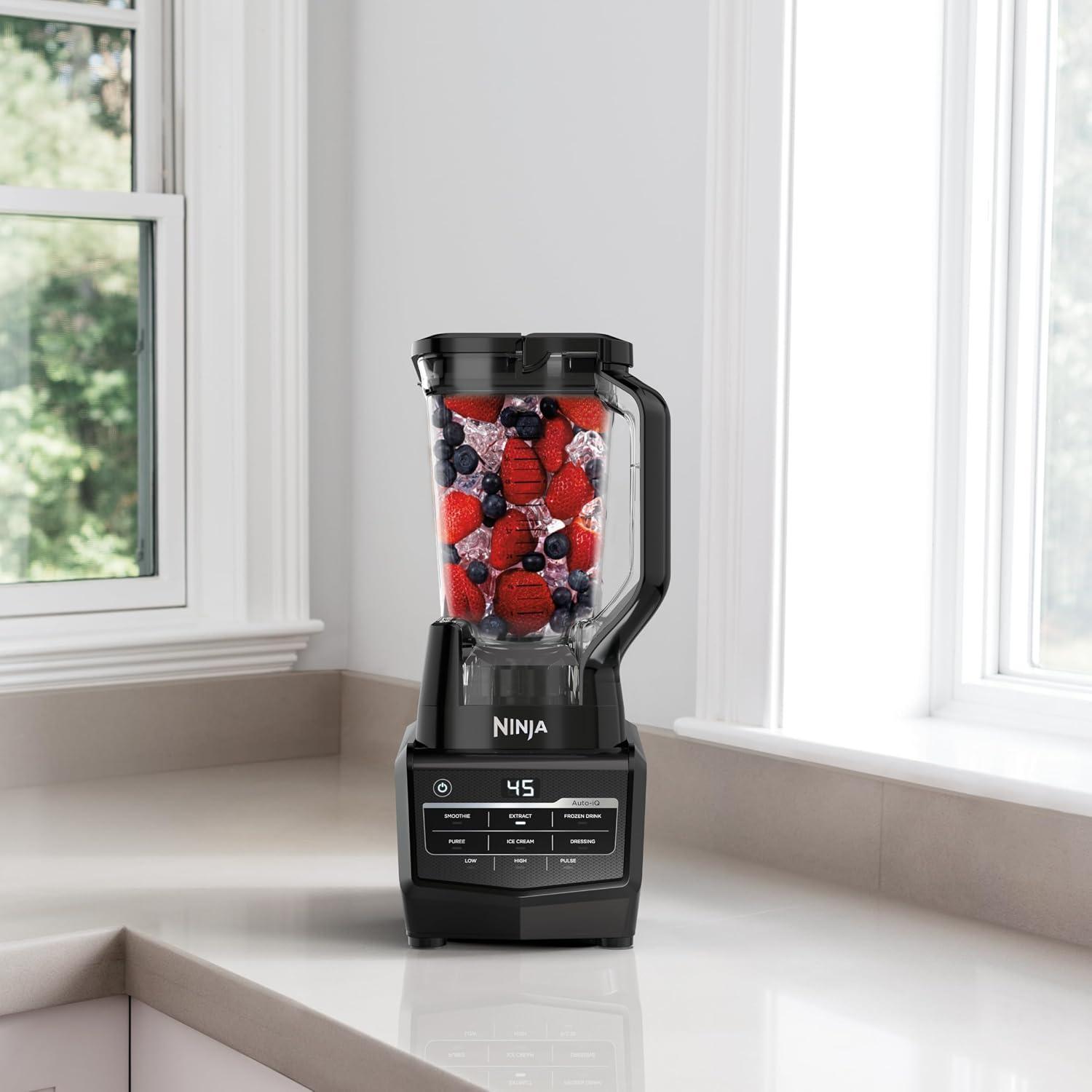 Licuadora Ninja Duo Auto IQ 1100W con Vaso Individual Negro BN642 — imagen 4