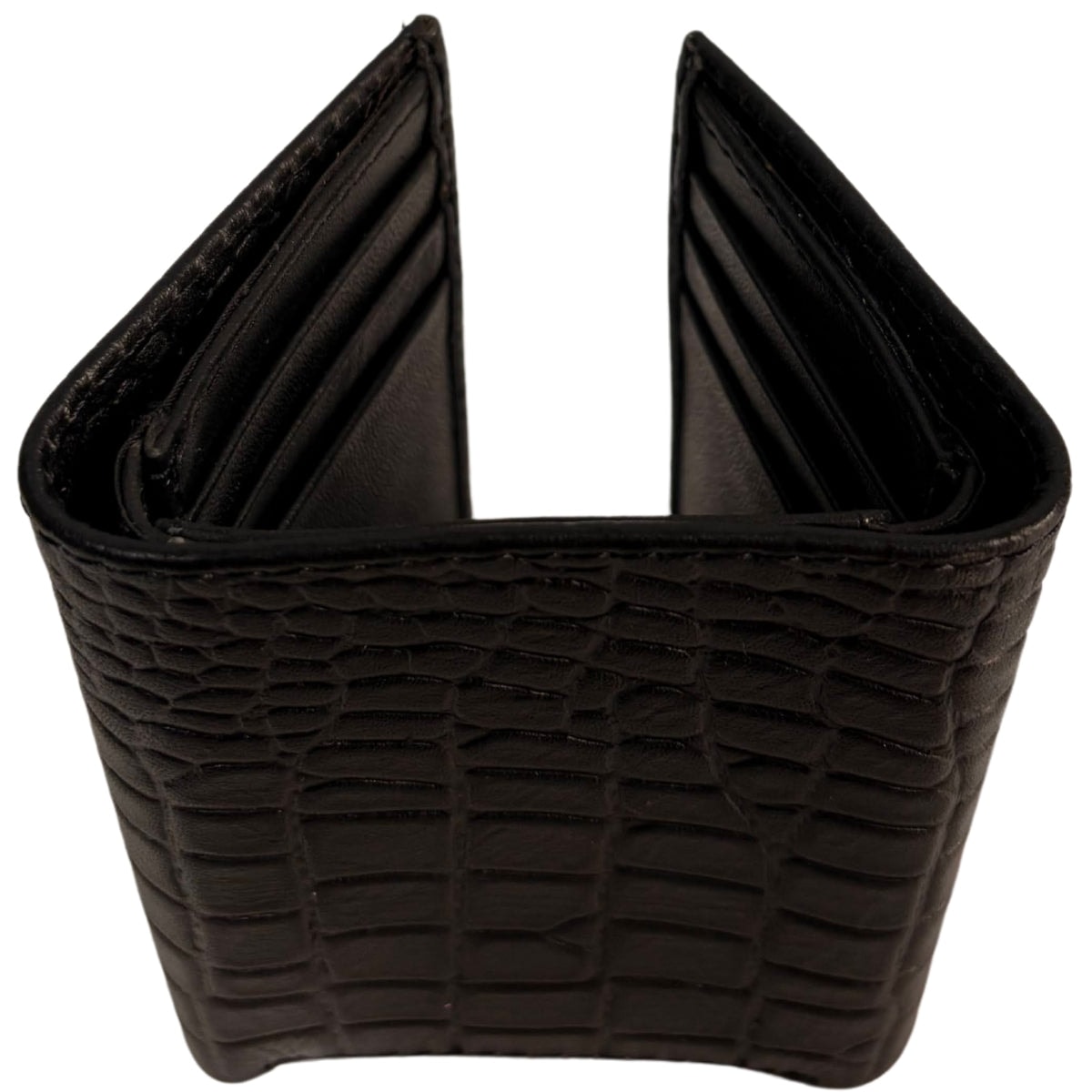 Cartera Triple De Caballero Piel Legitima 100% Fina — imagen 13