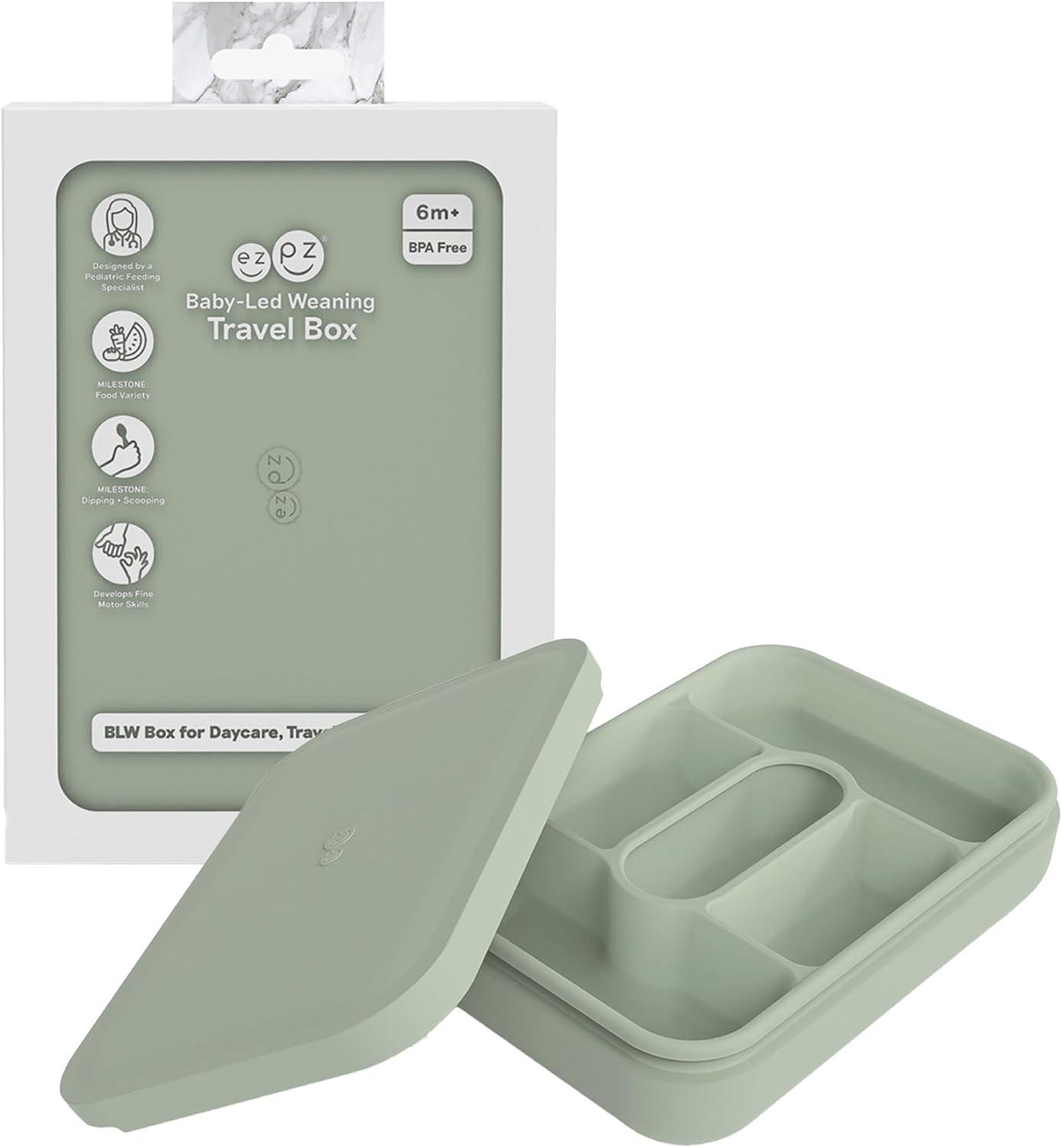 Lonchera EzPz Verde con Tapa de Silicón para Alimentos — imagen 1