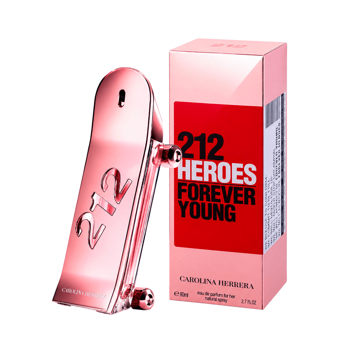 Perfume Dama Carolina Herrera 212 Heroes 80ml Mujer — imagen 2