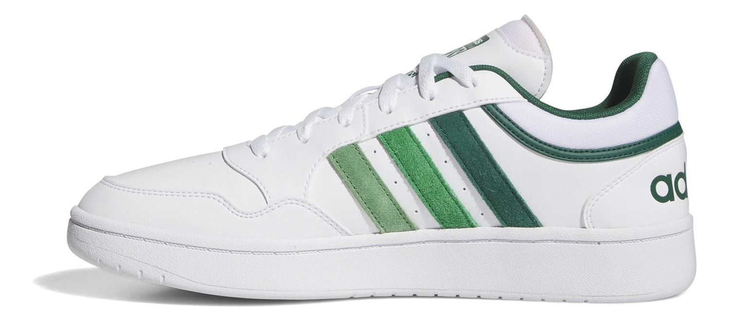 Tenis Hombre Adidas Hoops 3.0 Blanco Casual Caballero — imagen 5