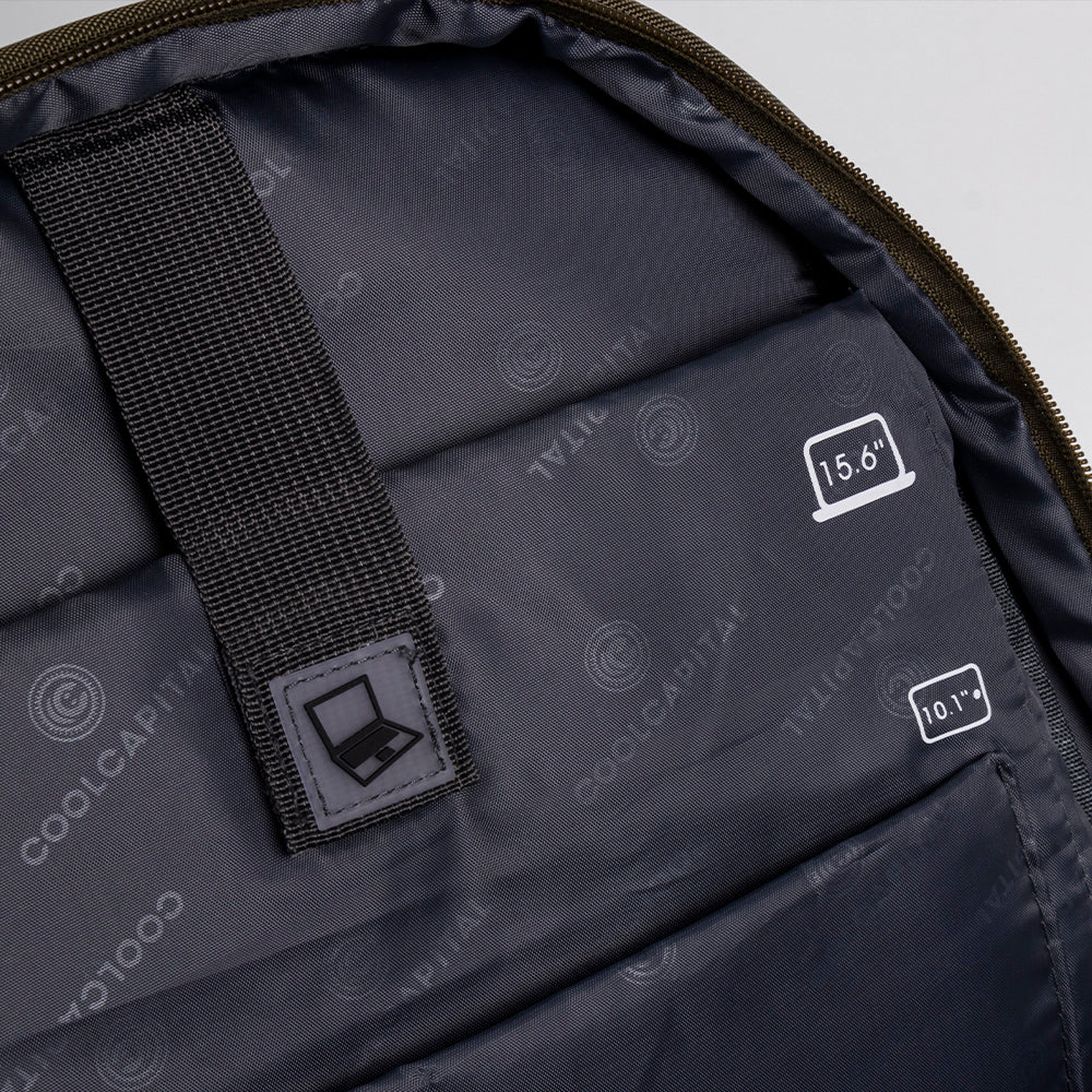 Mochila para laptop CoolCapital Sarec 15"pulgadas Verde — imagen 15
