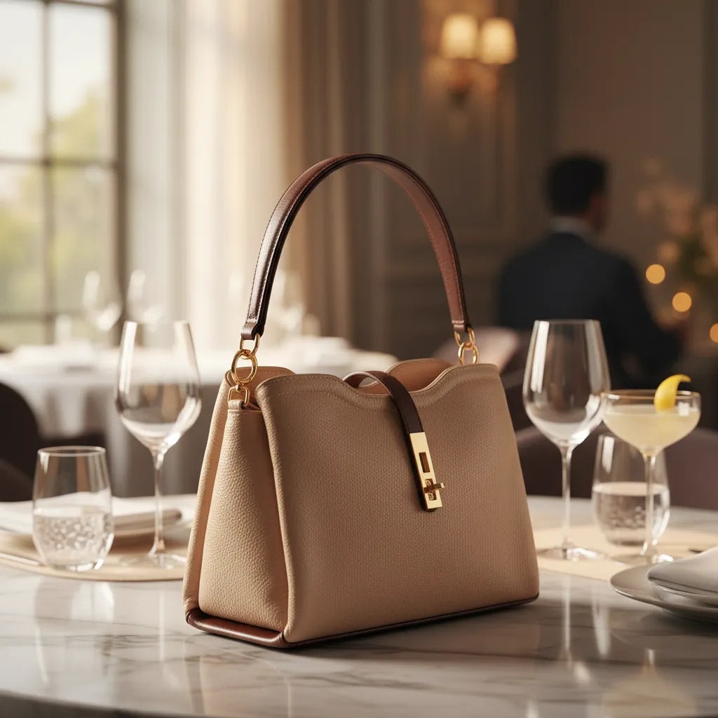 Bolso De Mano Clutch Para Mujer De Piel Legitima Original Samantha — imagen 4