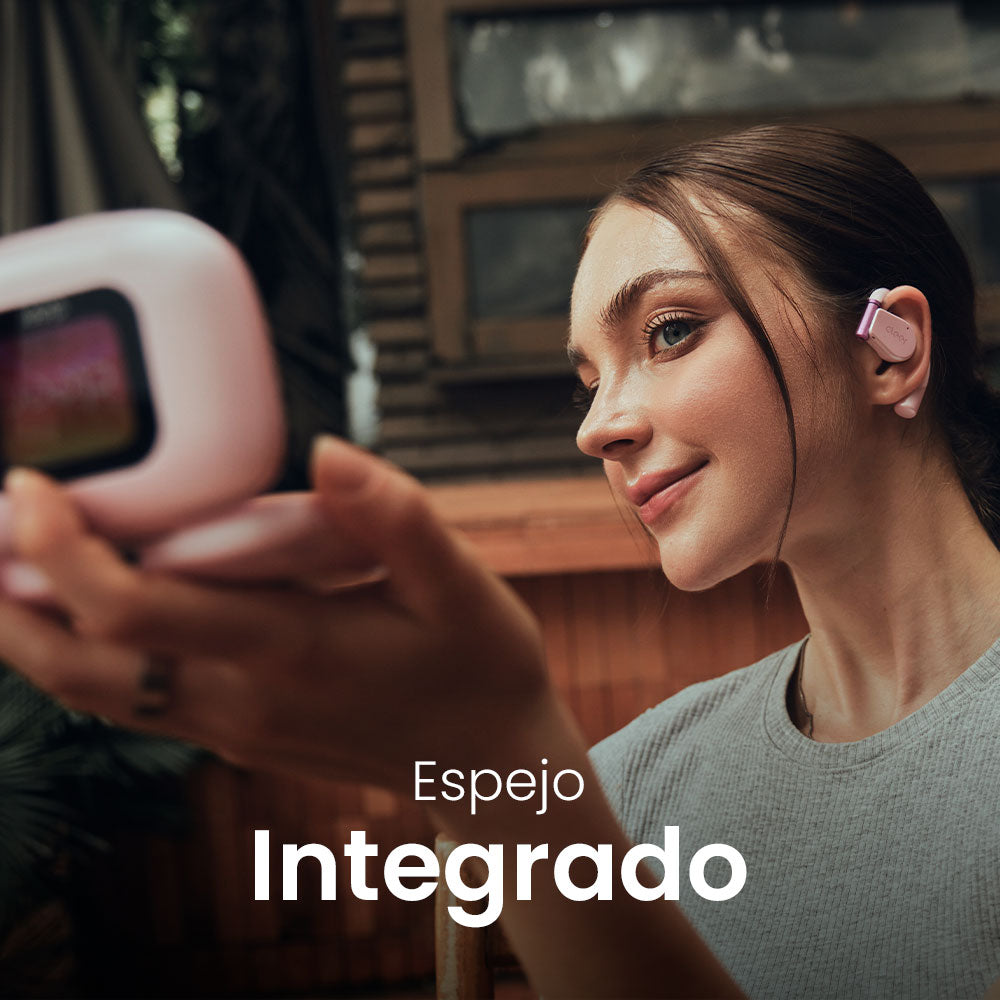Audifonos Cleer ARC 3 Open-Ear: Sonido Hi-Res, Dolby Atmos, 50h Batería, IPX7 rosa — imagen 13