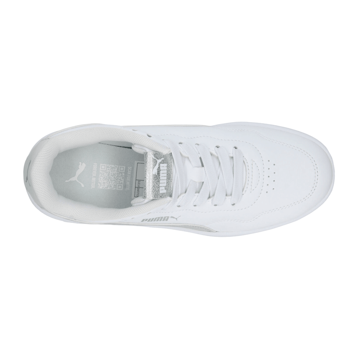Tenis Puma Court Lally Dama Casual Plateado Mujer — imagen 8