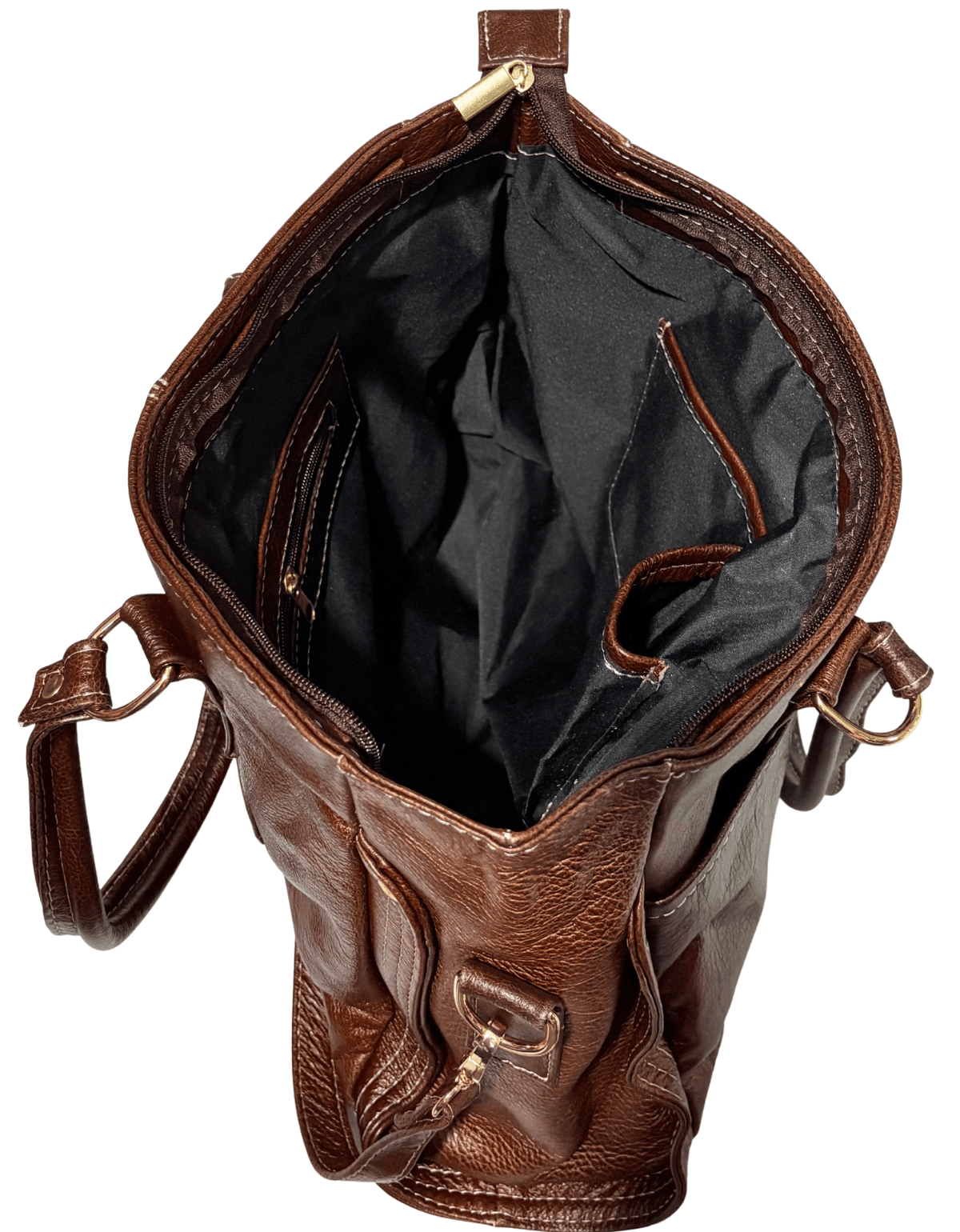 Bolsa Piel Legitima Grande Para Mujer Jf10 — imagen 10