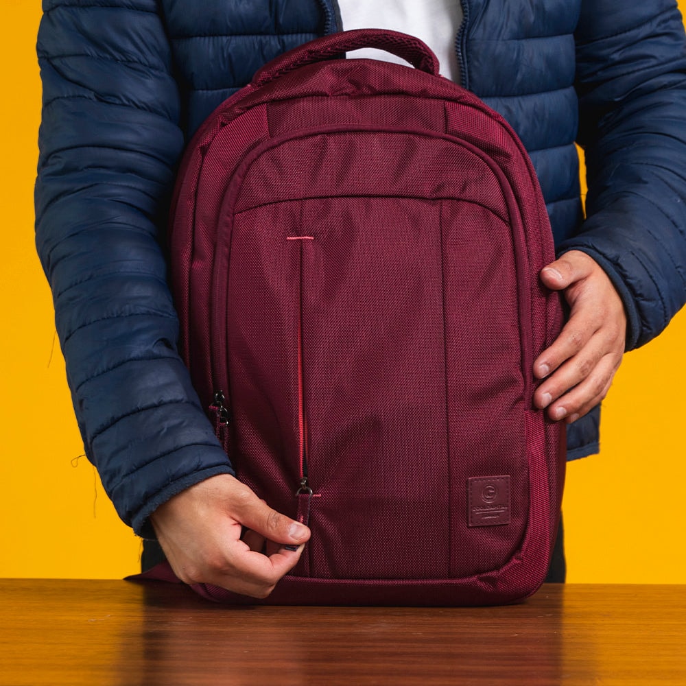 Mochila para laptop CoolCapital Zilker 15.6" pulgadas Vino — imagen 17