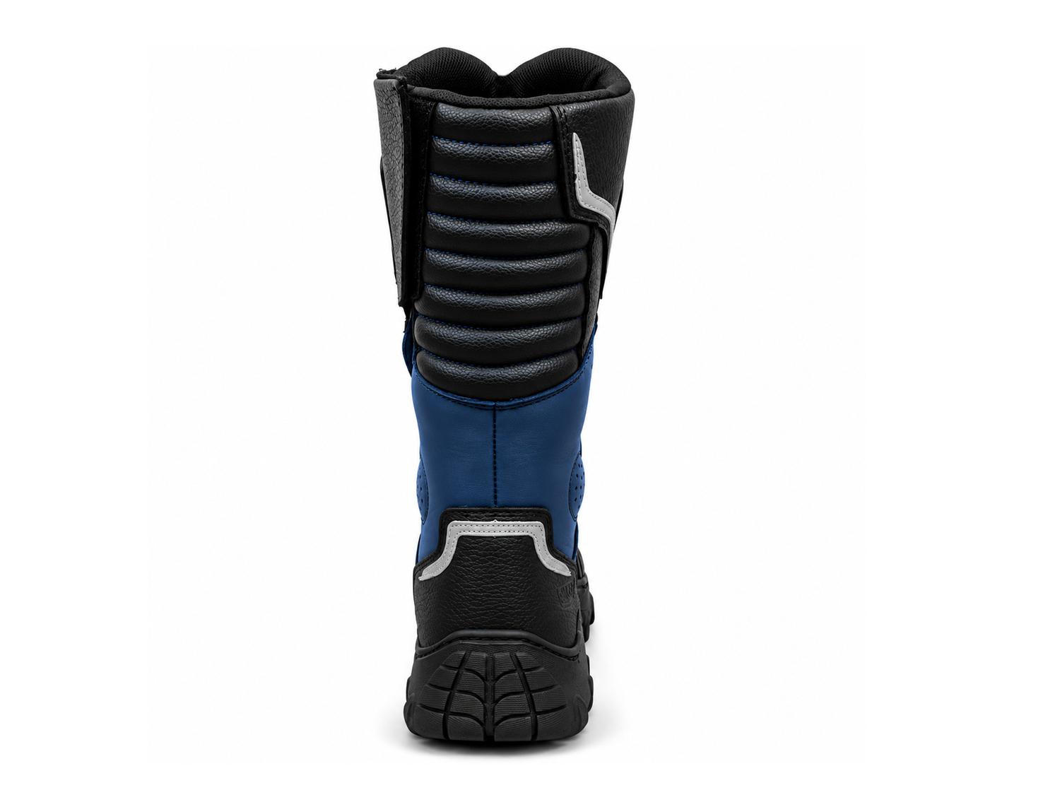 Botas Hombre Moto Biker Doble proposito Workland 76227 Azul — imagen 5