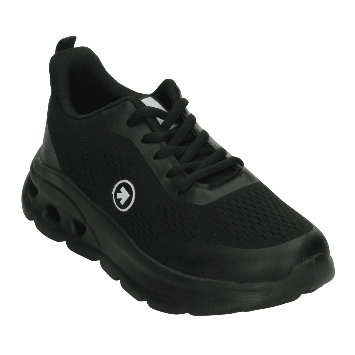 Tenis Berlin Dama Deportivo Cintas Cómodo Negro Mujer — imagen 4
