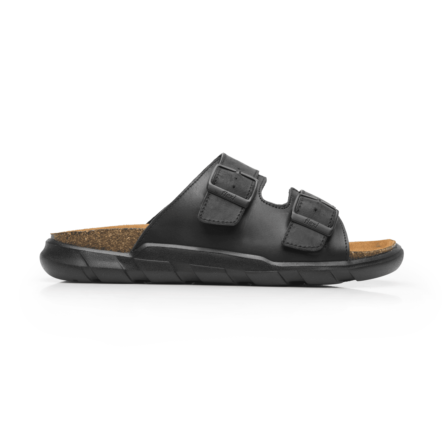 Sandalias Hombre Flexi Negro Casual Caballero — imagen 2