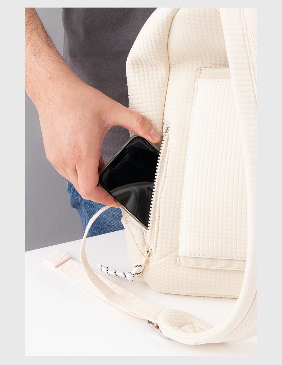 Mochila para laptop CoolCapital Nara: 14" pulgadas Blanco — imagen 12