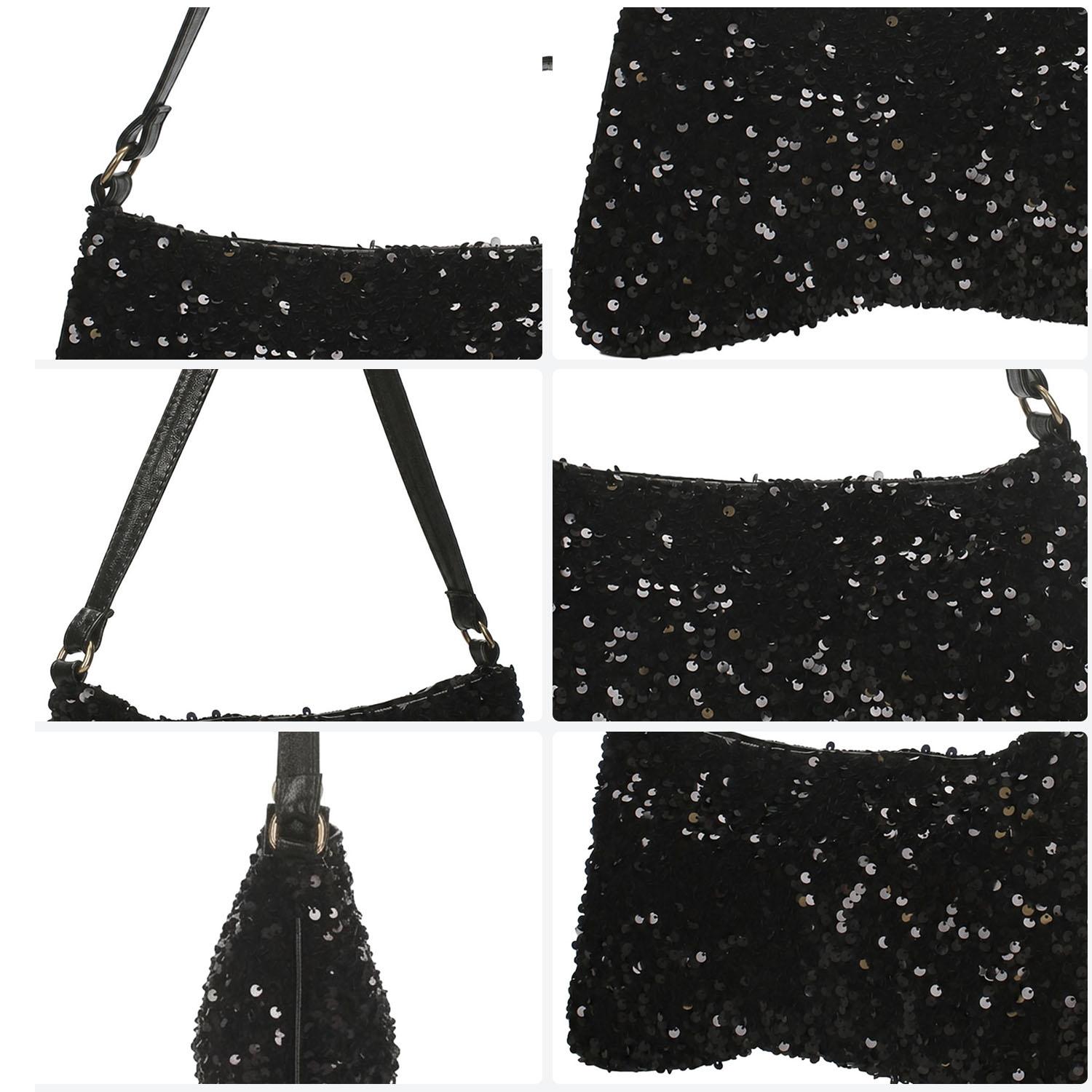 Bolsa Felianna Dama Fiesta Negro Mujer — imagen 5