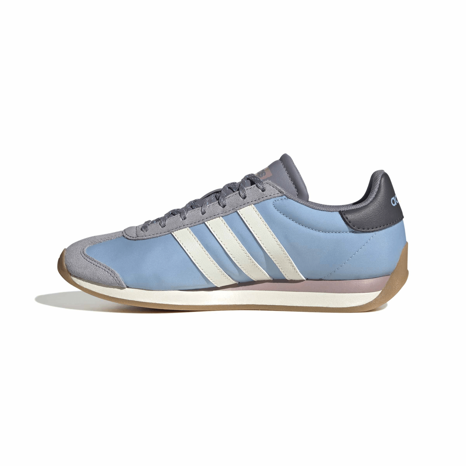 Tenis Adidas Runvista Dama Casual Cintas Azul Cielo Mujer — imagen 4