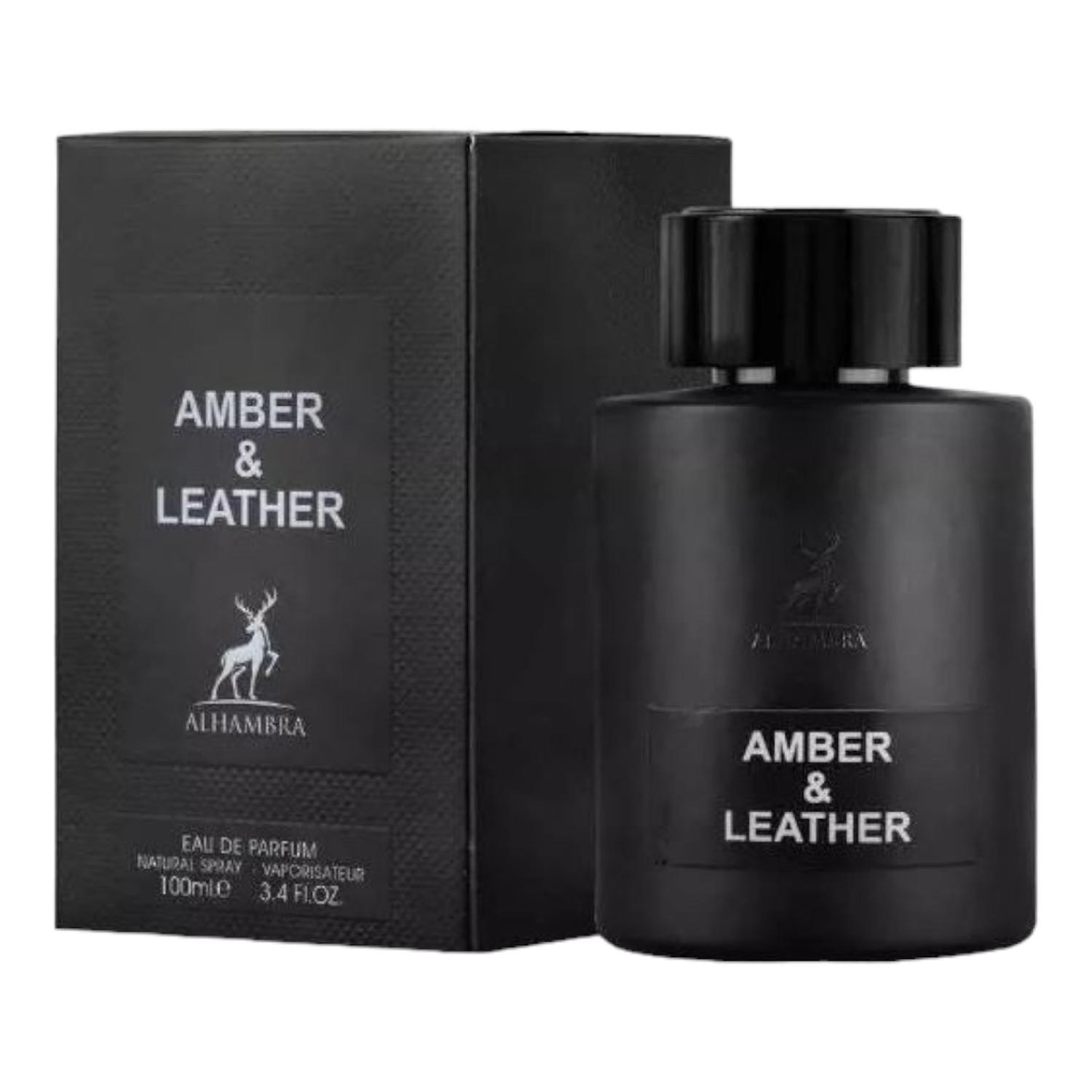 MAISON ALHAMBRA AMBER & LEATHER EDP 100 ML — imagen 3