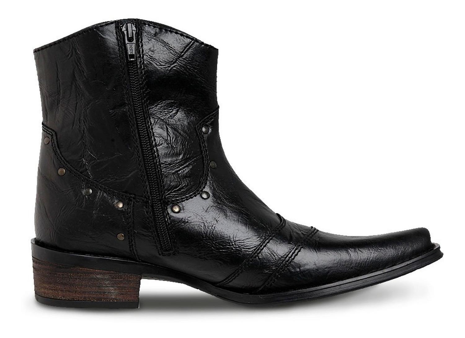 Botin Vaquero Hombre Urban Cowboy Negro 40702 — imagen 1
