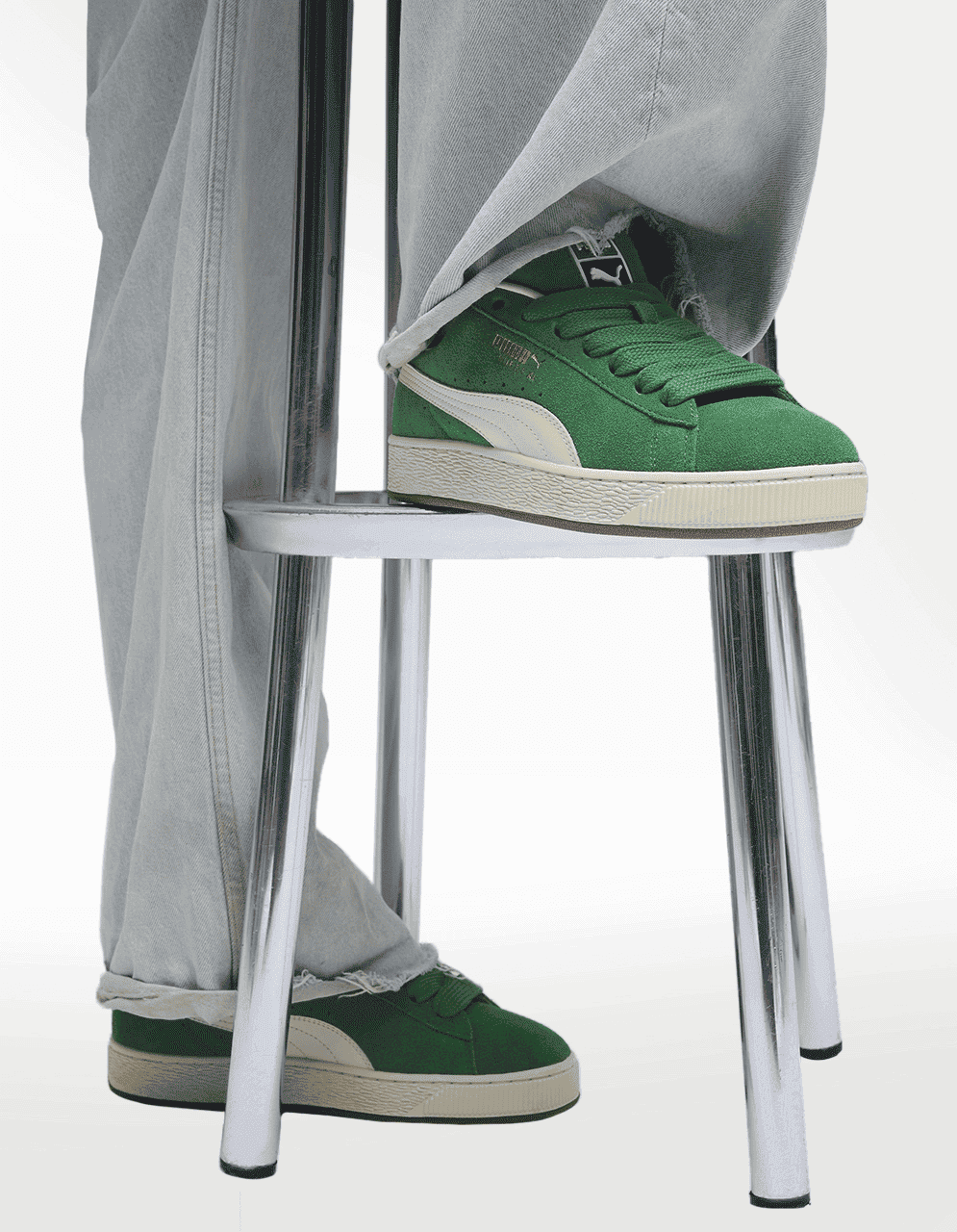 Tenis Puma Suede XL Verde - Hombre — imagen 5