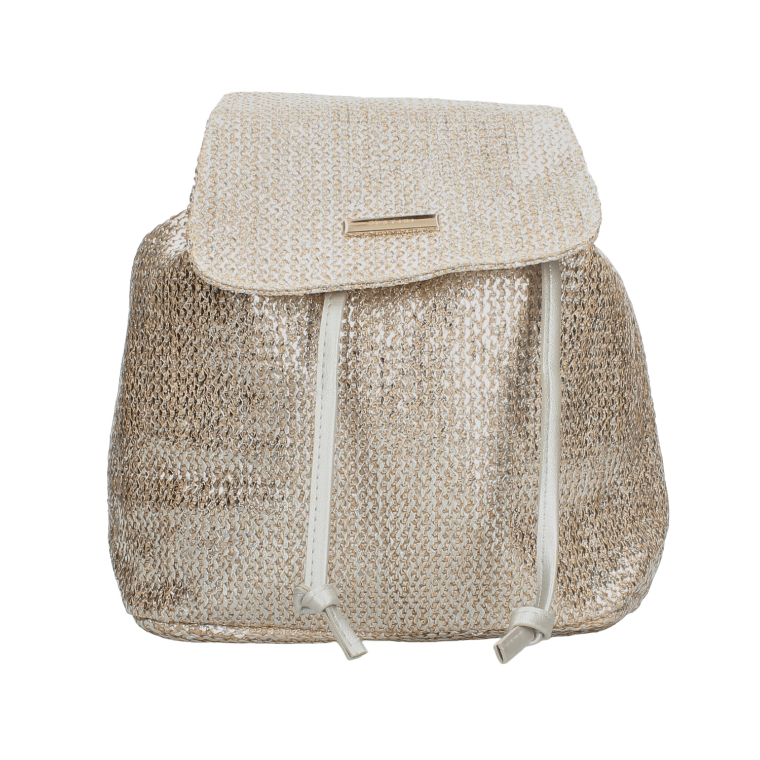 Mochila Felianna Dama Casual Moda Dorado Mujer — imagen 2