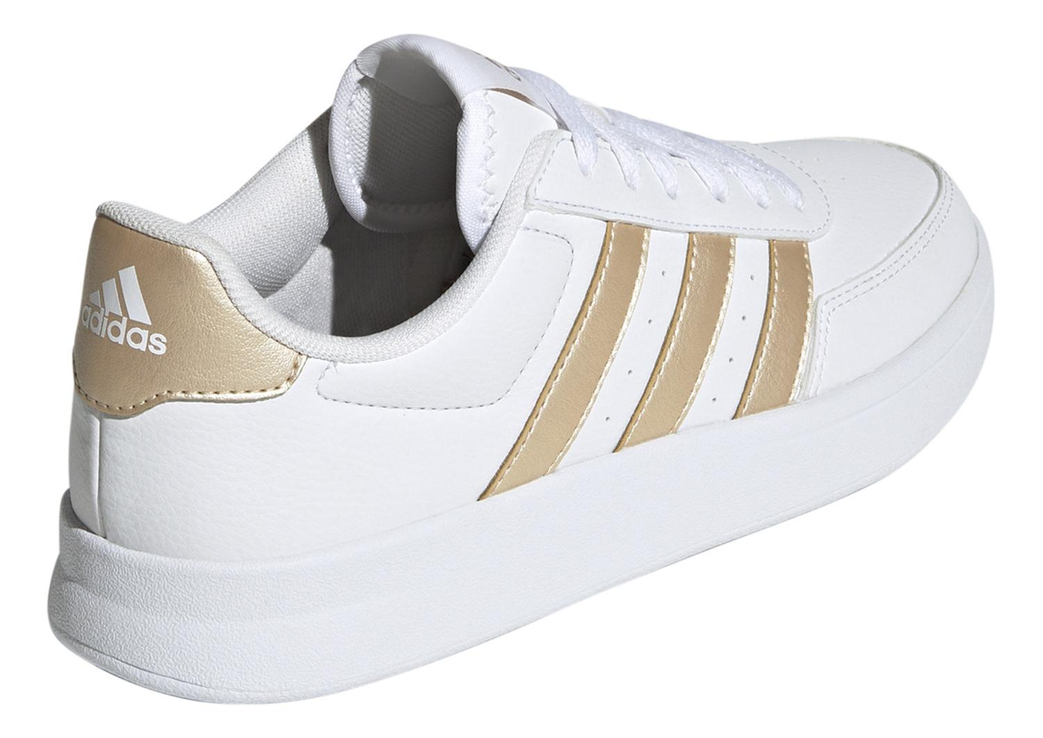 Tenis adidas Breaknet 2.0 Blanco Con Dorado Para Dama — imagen 5