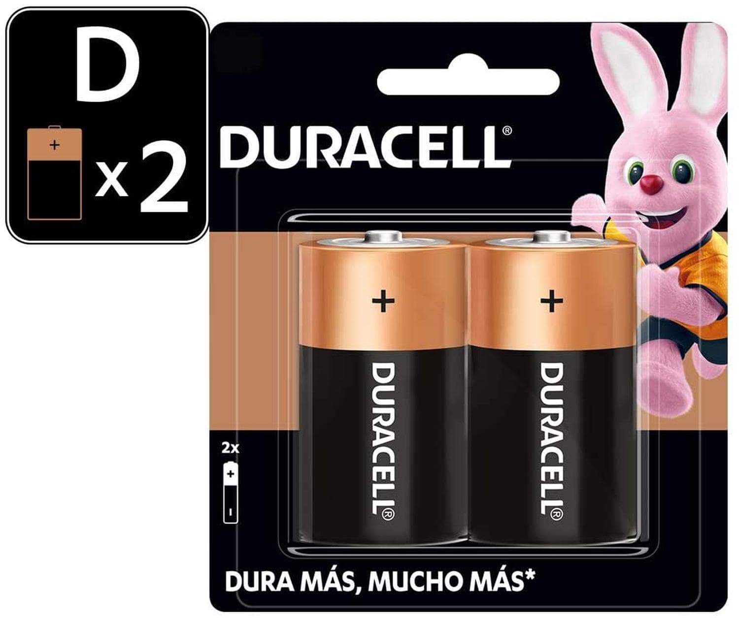 Pila Duracell Alcalina D Con 2 1.5v Mn1300b2 — imagen 1