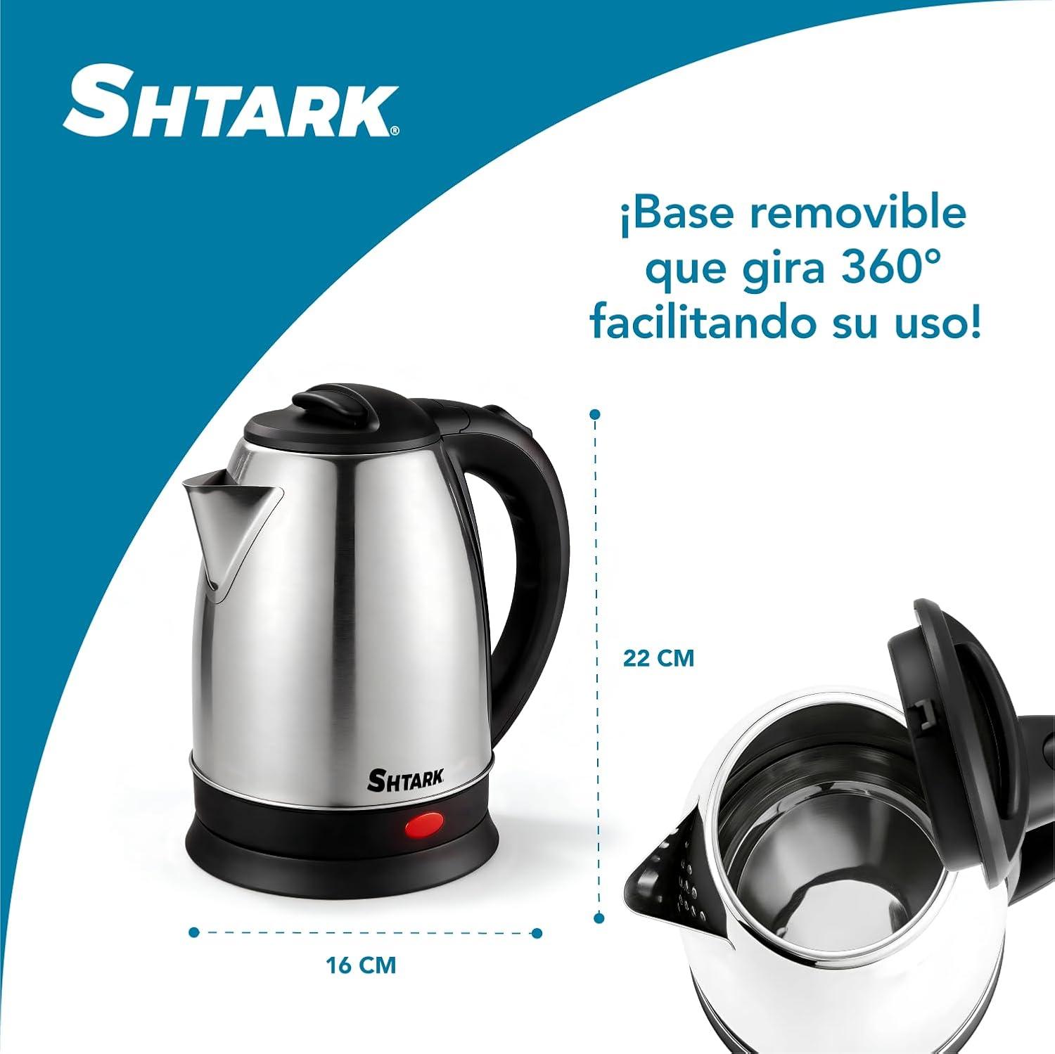 Hervidor Eléctrico Shtark SHTTAI2L Acero Inoxidable 2 L 1500 W — imagen 5