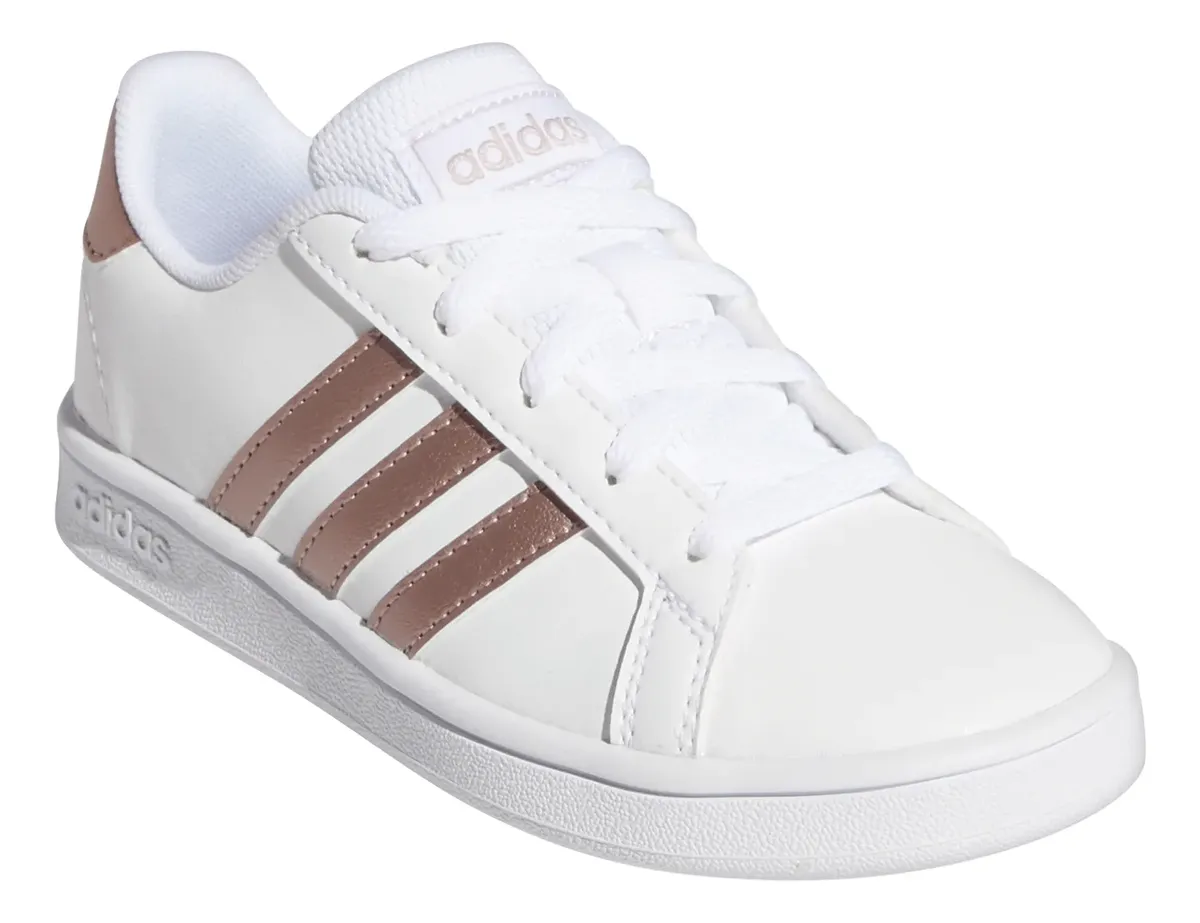 Tenis Adidas Grand Court K Blanco Mujer EF0101 CT — imagen 8