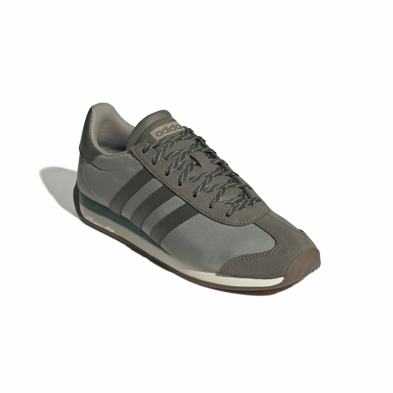 Tenis Adidas Runvista Hombre Verde Casual Cintas Caballero — imagen 4