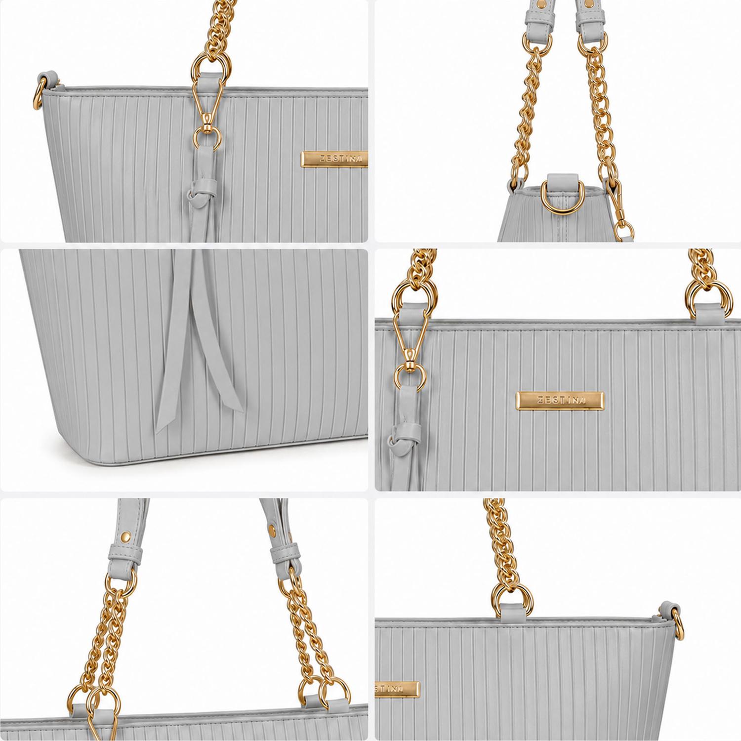Bolsa Dama Felianna Gris Casual Mujer — imagen 6