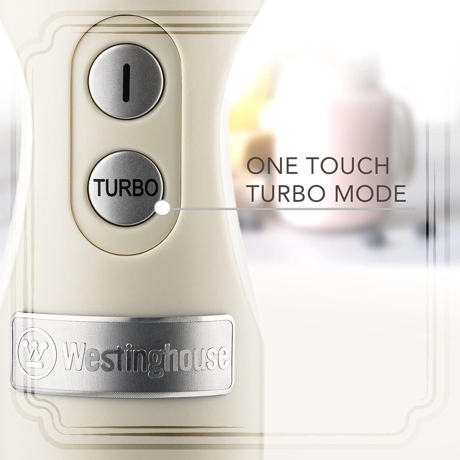 Batidora de Mano Retro Westinghouse WKHB270WH 500 W Blanca — imagen 5